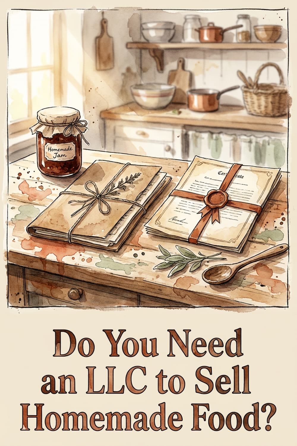 Pinterest pin: Do You Need an LLC to Sell Homemade Food?