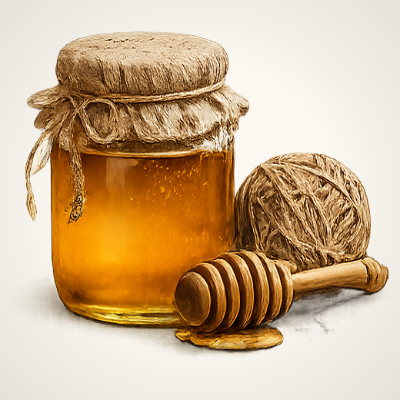 Wildflower honey jar